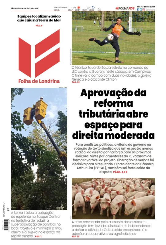 Imagem ilustrativa da imagem Capa 08/07/2023