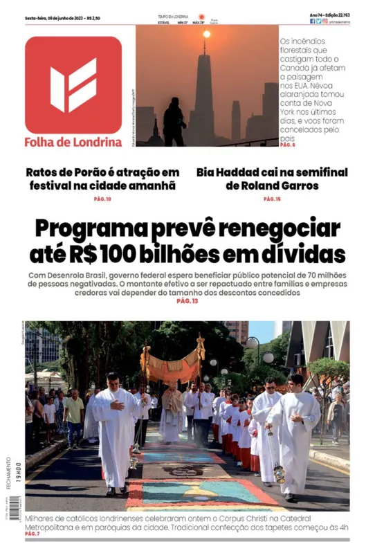 Imagem ilustrativa da imagem Capa 09/06/2023