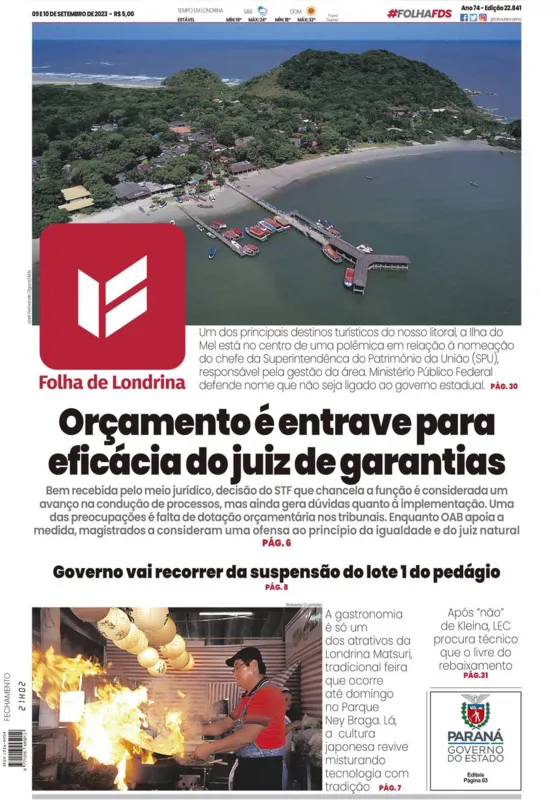 Imagem ilustrativa da imagem Capa 09/09/2023