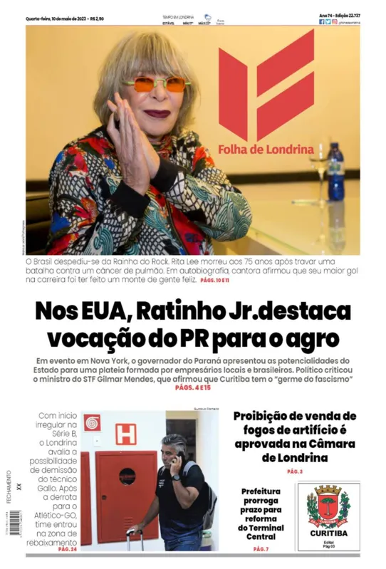 Imagem ilustrativa da imagem Capa 10/05/2023