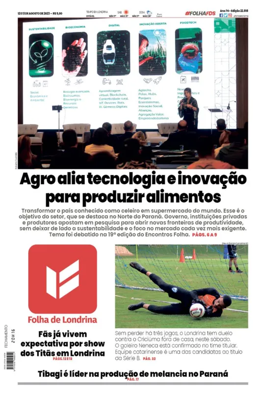 Imagem ilustrativa da imagem Capa 12/08/2023