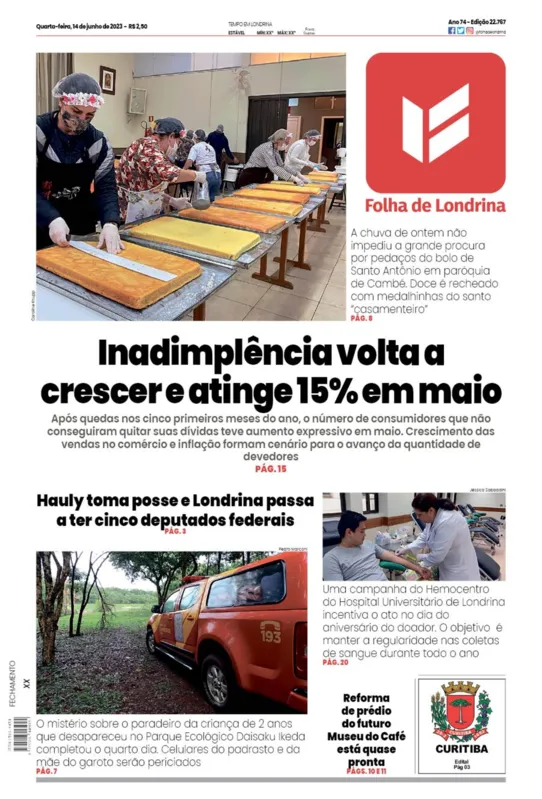 Imagem ilustrativa da imagem Capa 14/06/2023