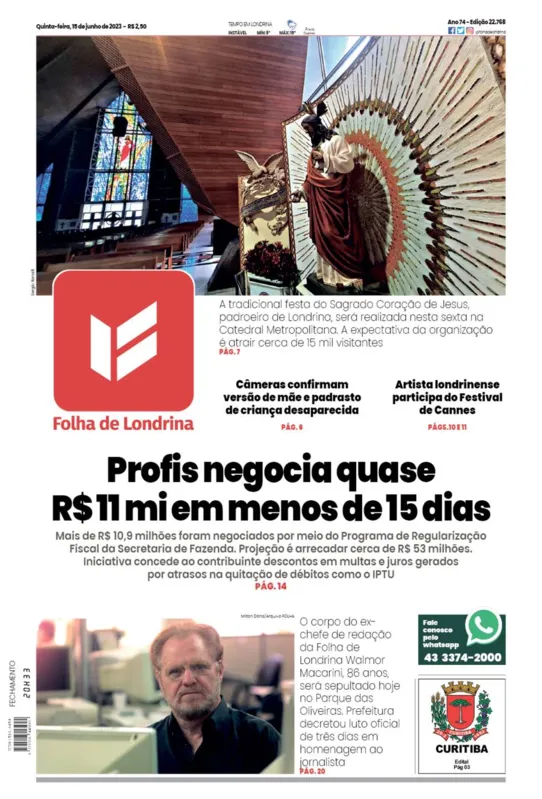 Imagem ilustrativa da imagem Capa 15/06/2023