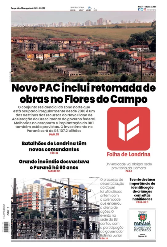 Imagem ilustrativa da imagem Capa 15/08/2023 b