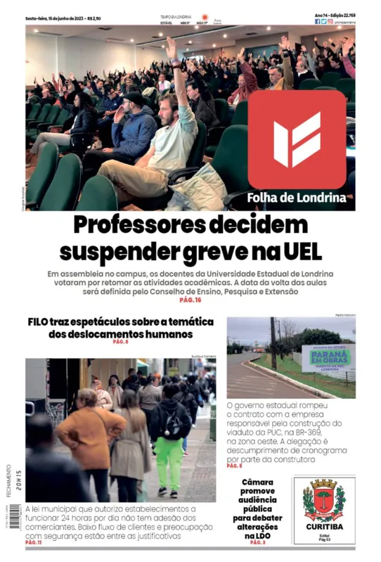Imagem ilustrativa da imagem Capa 16/06/2023