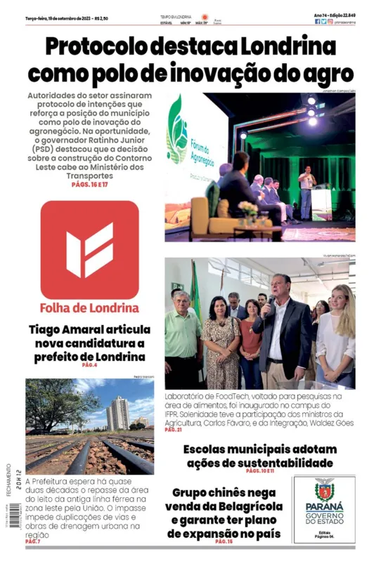 Imagem ilustrativa da imagem Capa 19/09/2023