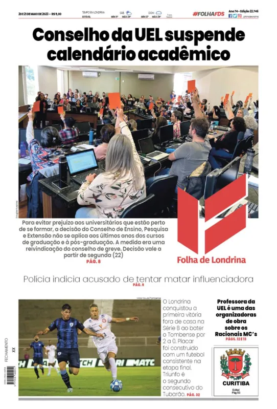 Imagem ilustrativa da imagem Capa 20/05/2023
