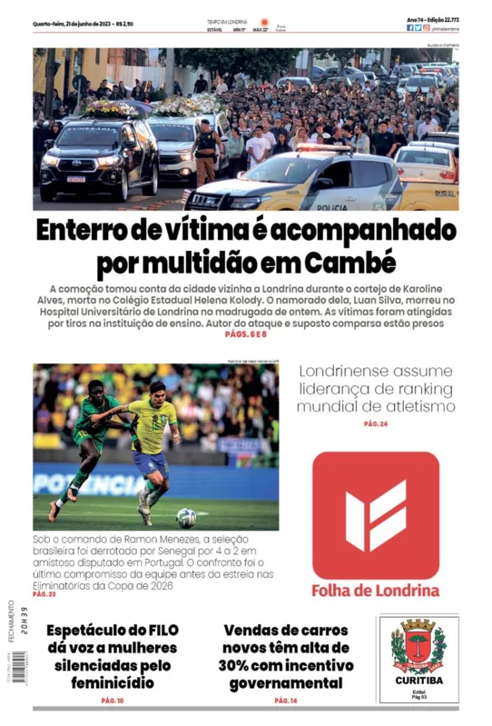 Imagem ilustrativa da imagem Capa 21/06/2023