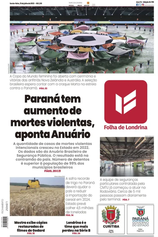 Imagem ilustrativa da imagem Capa 21/07/2023