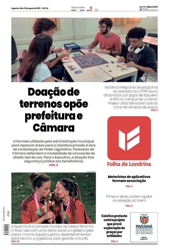 Imagem ilustrativa da imagem Capa 21/08/2023