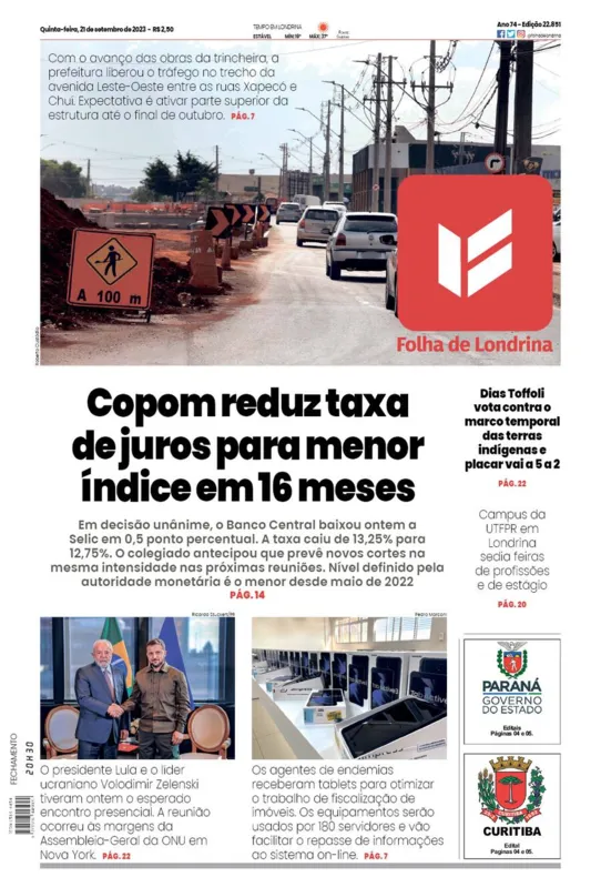 Imagem ilustrativa da imagem Capa 21/09/2023