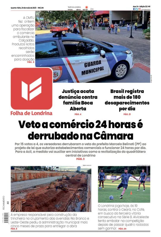 Imagem ilustrativa da imagem Capa 24/05/2023