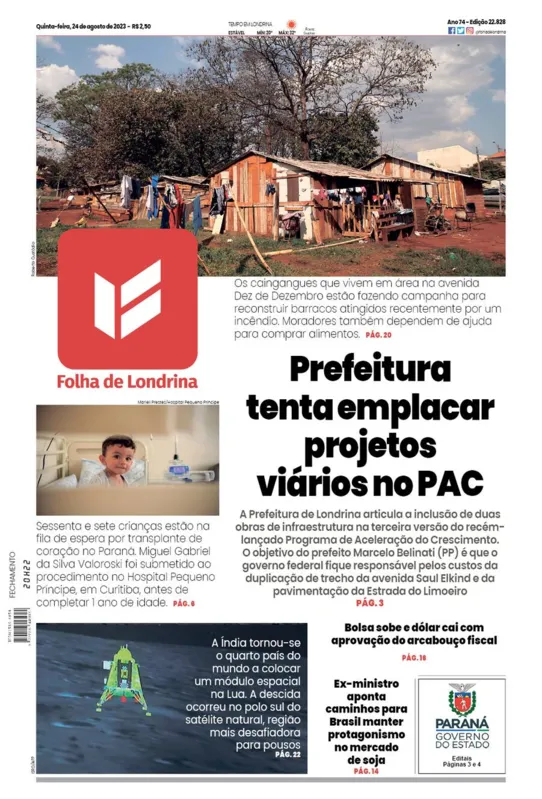 Imagem ilustrativa da imagem Capa 24/08/2023