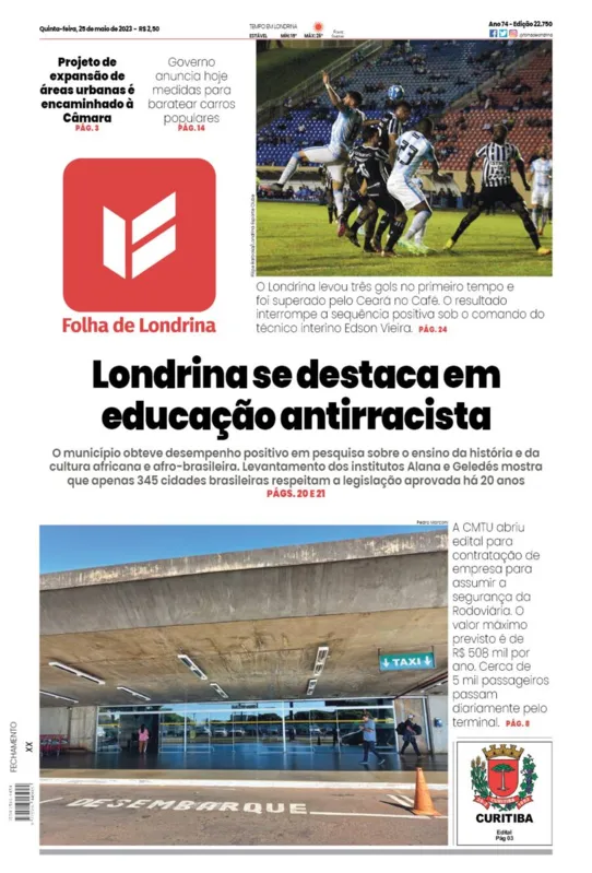 Imagem ilustrativa da imagem Capa 25/05/2023