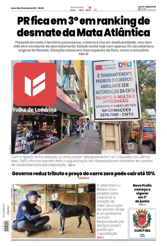 Imagem ilustrativa da imagem Capa 26/05/2023