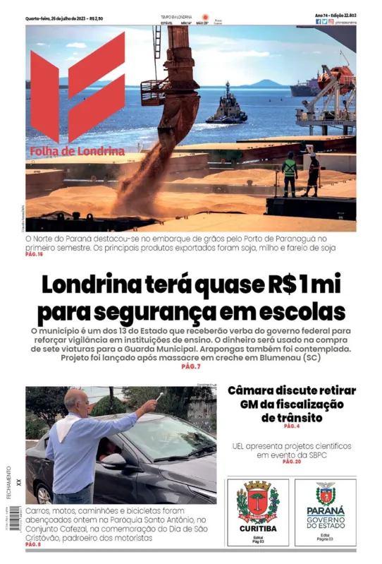 Imagem ilustrativa da imagem Capa 26/07/2023