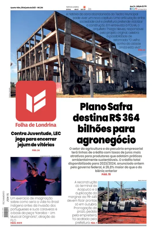 Imagem ilustrativa da imagem Capa 28/06/2023