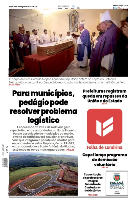 Imagem ilustrativa da imagem Capa 29/08/2023
