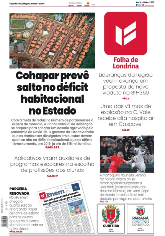 Imagem ilustrativa da imagem Capa 31/07/2023