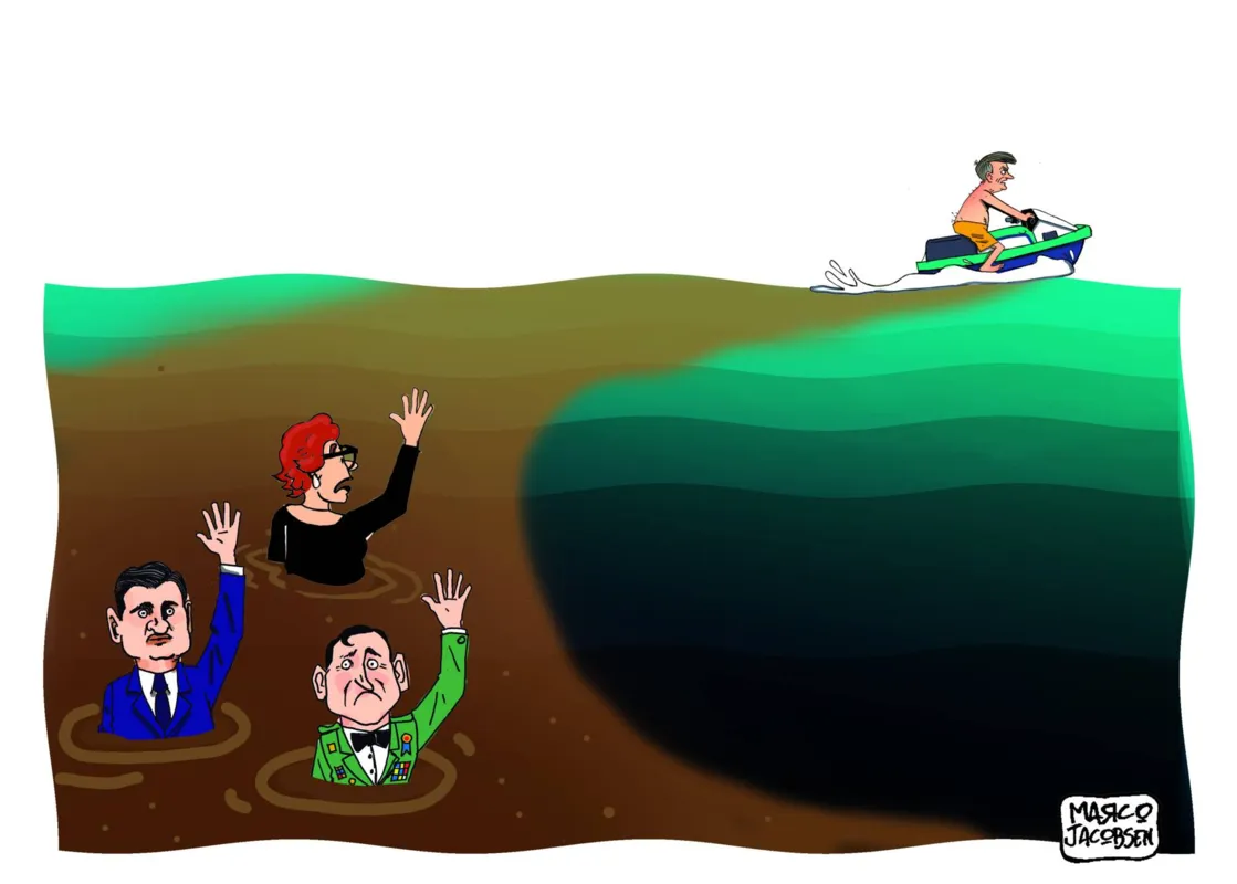 Imagem ilustrativa da imagem Charge 09/08/2023