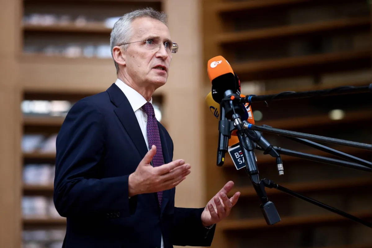 O secretário-geral Jens Stoltenberg, da Otan, entidade que negocia avanço na Ásia