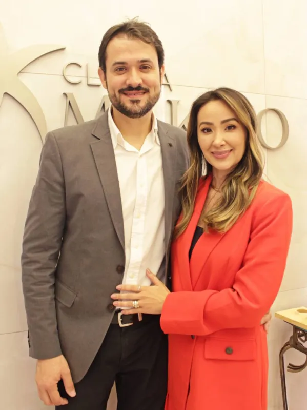 Dra. Patrícia Makino e o marido, Sulivã Francisco Cecato