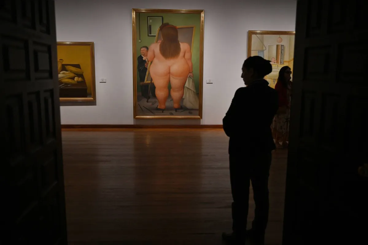 Os retratos de pessoas gordas é a marca indelével da arte de Fernando Botero