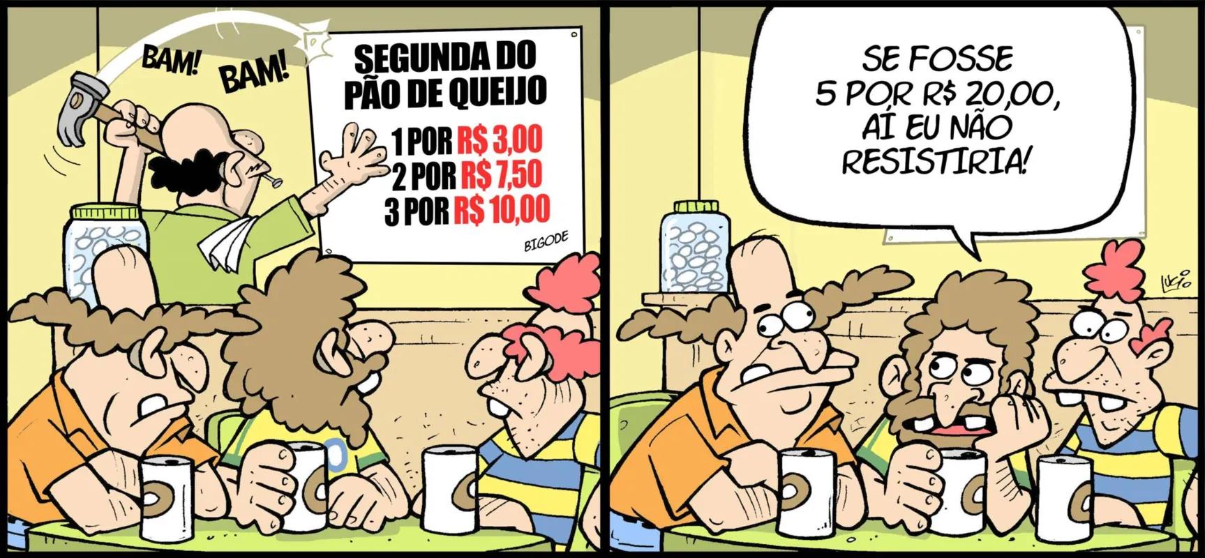 Imagem ilustrativa da imagem Comece a quarta-feira com uma dose de humor