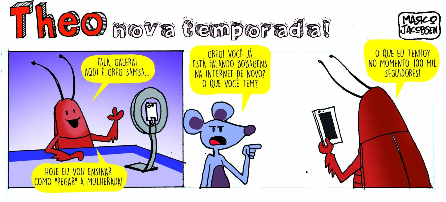 Imagem ilustrativa da imagem Comece a quinta-feira com uma dose de humor