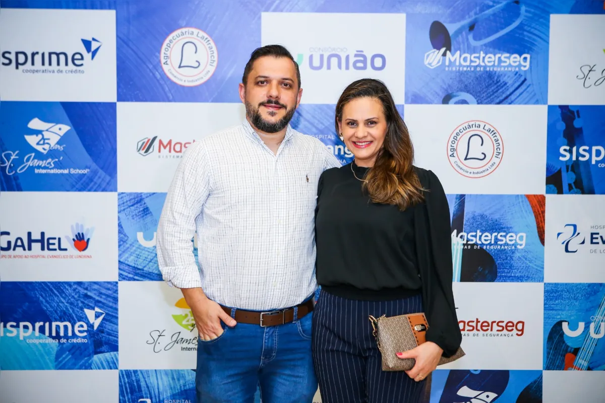 Paulo Cezar Bolotaro e Josiene Amorim Bolotaro patrocinaram a noite, com sua Masterseg