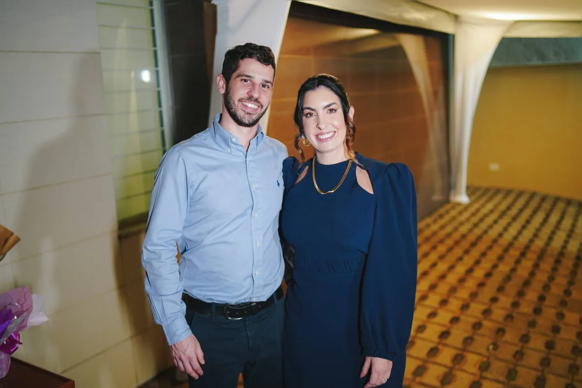 Dra. Helena Abelha e o marido, Renauld Bellegard
