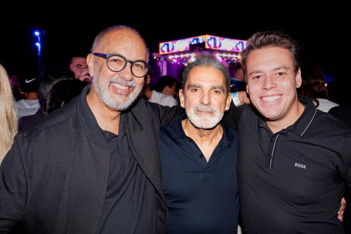 Eduardo Borges, Raul Fulgêncio e Felipe Rodrigues