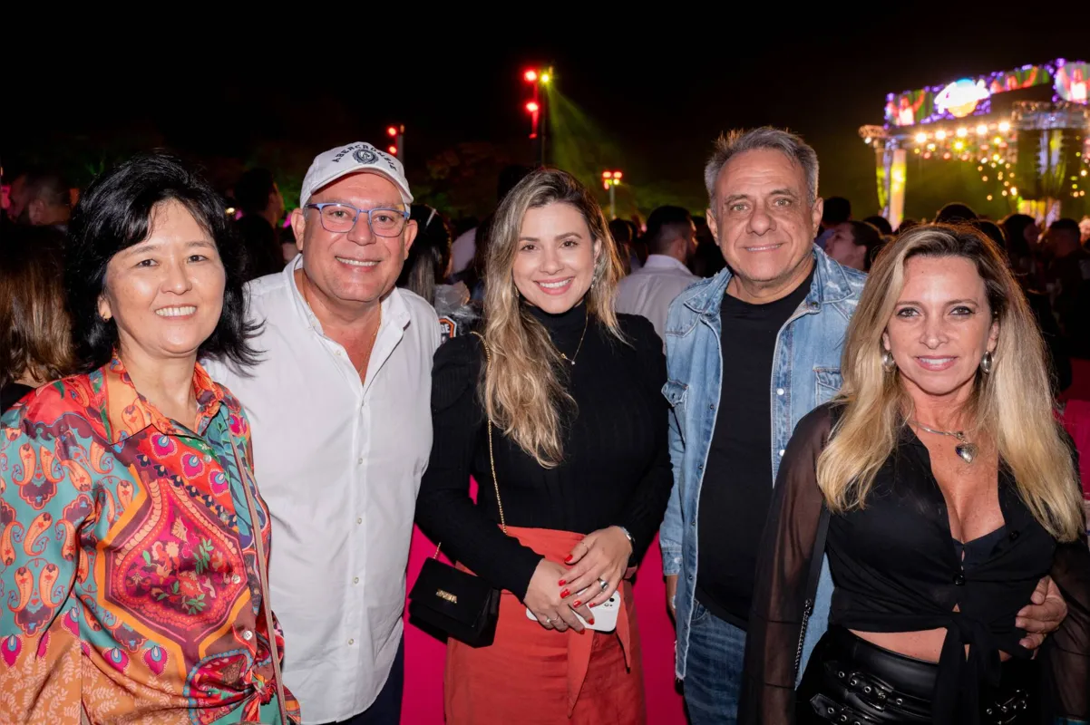 Tania Hara, Nicolás Mejía, Ana Maziero, Ângelo Pamplona e Mônica Pamplona