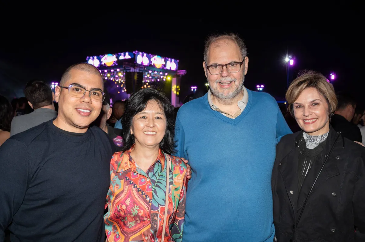 Ulisses Silva, Tania Hara, Alex Canziani e Ana Lucia Canziani