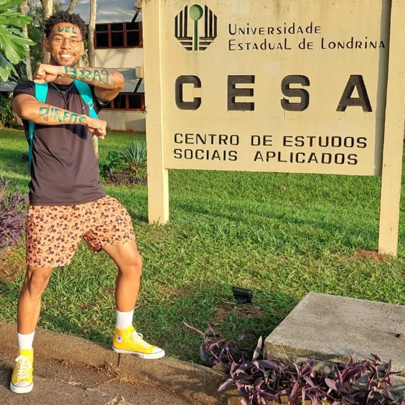 Marcelo Oliveira de Alencar foi aprovado em Direito: professores faziam de tudo para ajudar os alunos