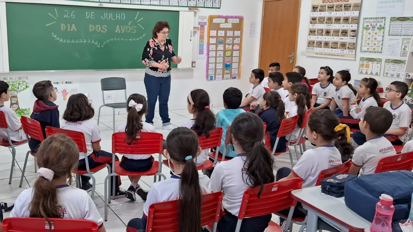 Imagem ilustrativa da imagem Dia dos avós é marcado por homenagens nas escolas de Apucarana