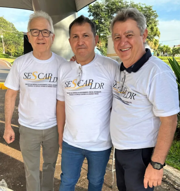 Os diretores Paulo Bavia Neto, Marcos Ferreira e Wilian Gimenez
