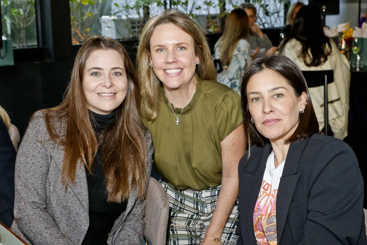 Carolina Nacli, Roberta Busato e Luiza Mattos