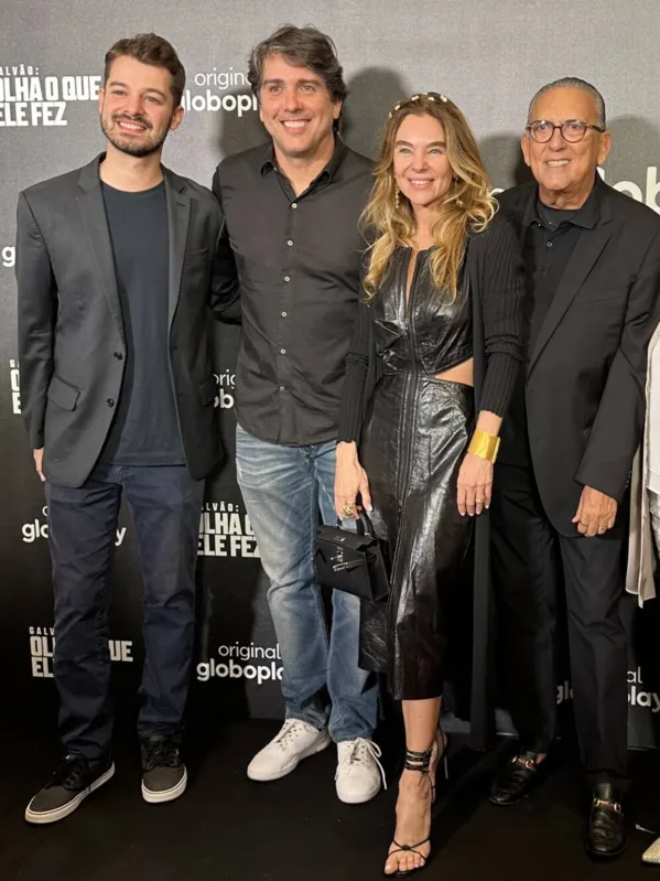 Leonardo Salgado, Cacá Bueno, Desirée e Galvão Bueno