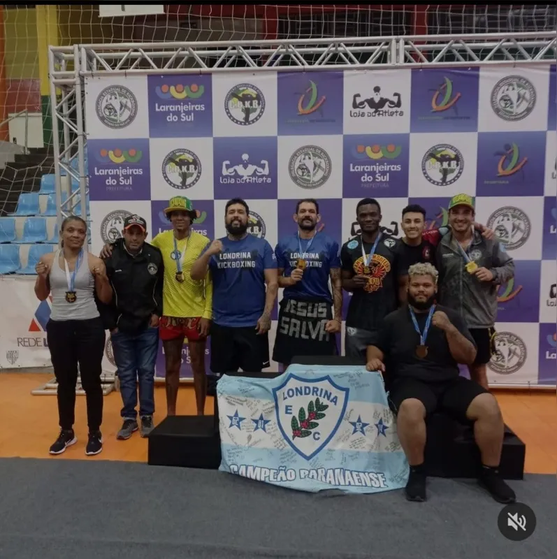 Equipe Londrina Kickboxing faturou seis títulos na Copa Paraná
