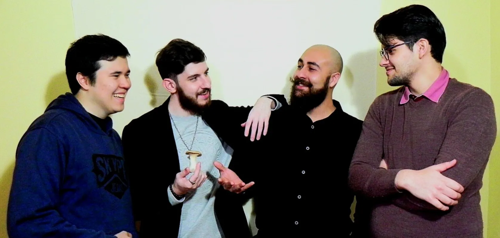 Os pesquisadores Alexandre Nagazava Maller, Matheus Perotti Martines, Willian Wallace dos Santos Vieira e Giovanni Straube Canestraro