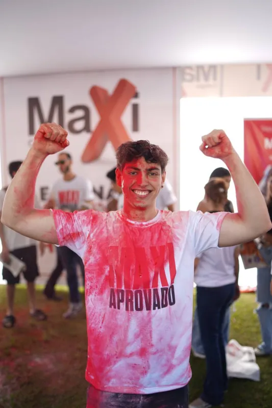 Pedro Lopes feliz da vida: ele foi aprovado em Agronomia