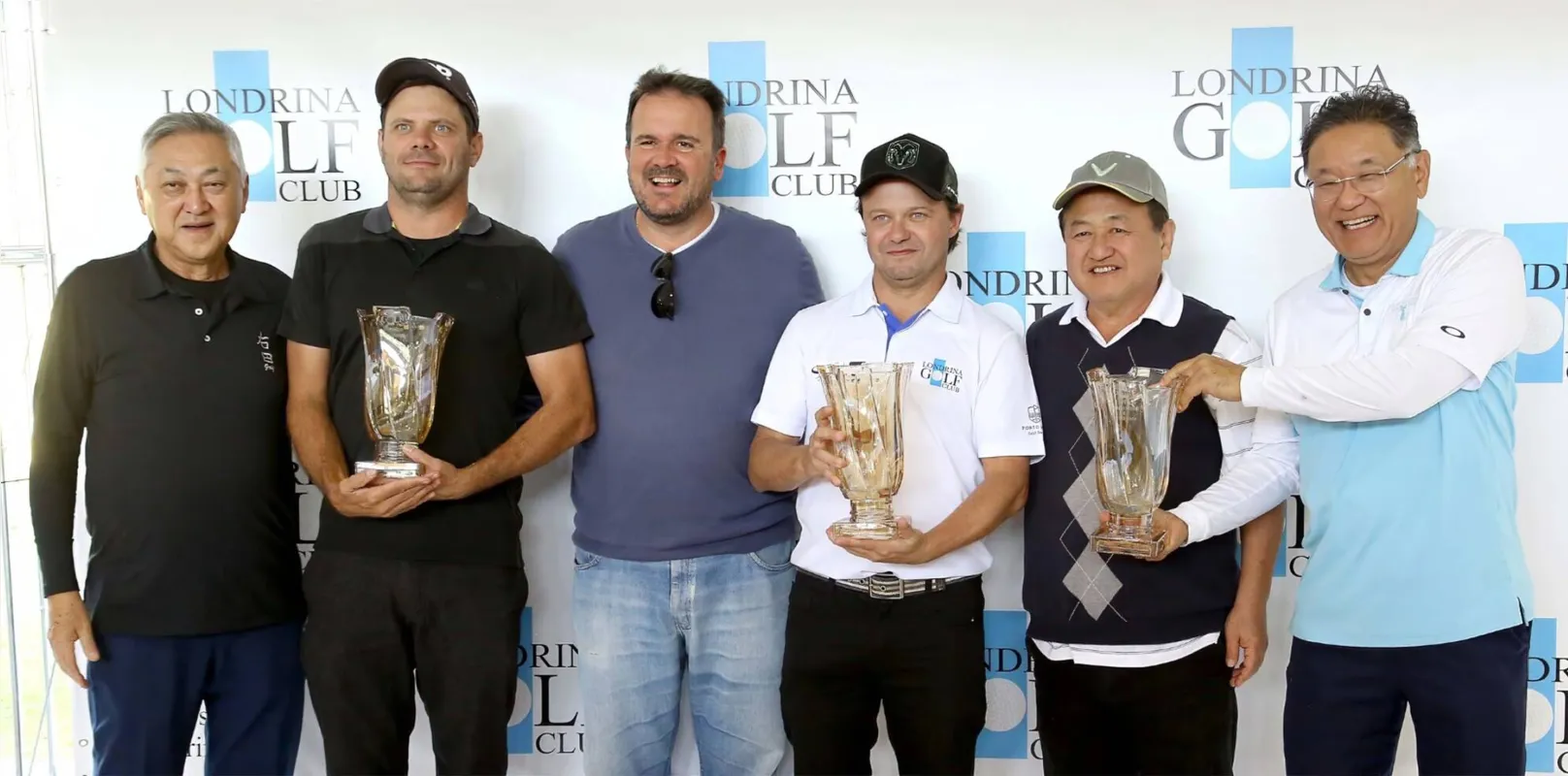Rodolfo Fuganti, Fabio Marin, Francisco Ferelle, Helio Shibukawa e Carlos A. Adati.