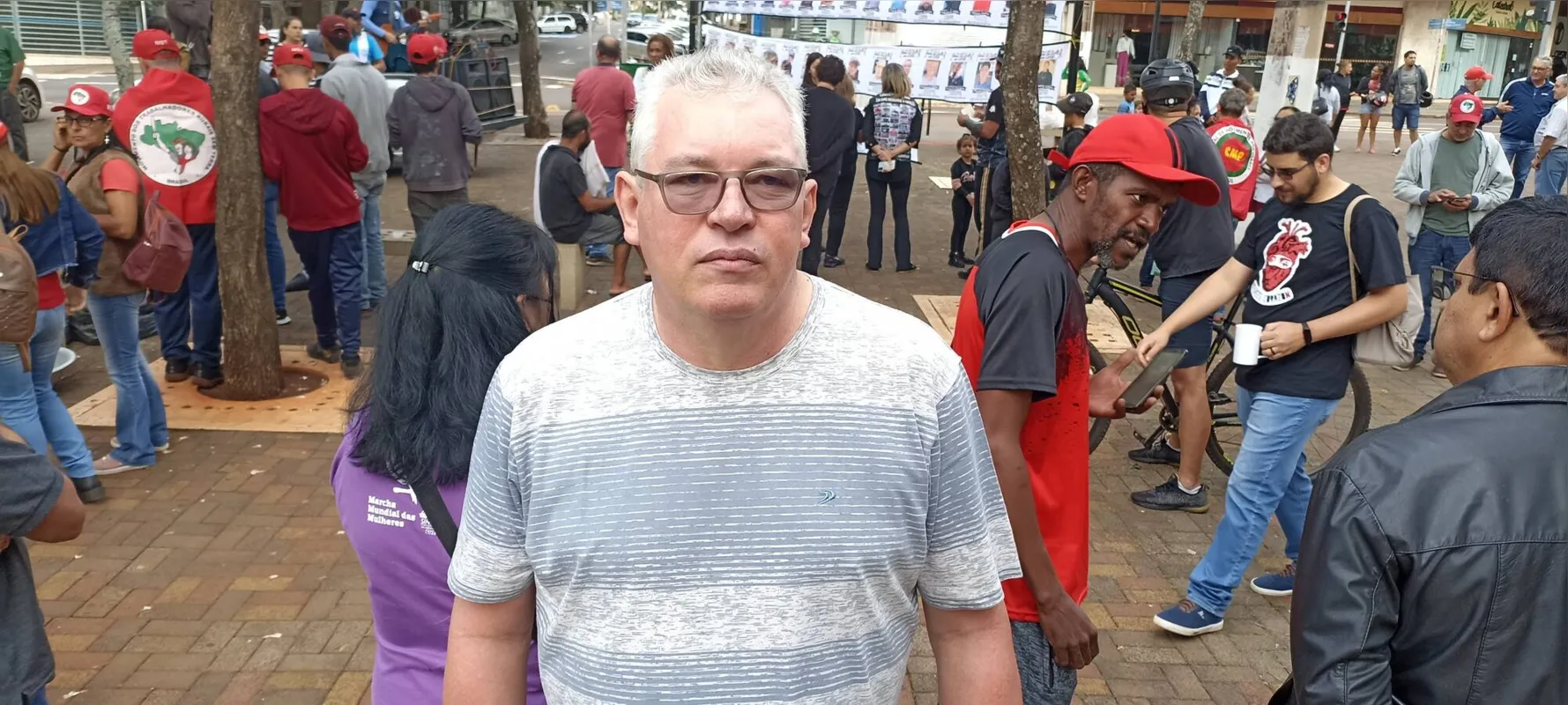 Arcebispo da Arquidiocese de Londrina,  dom Geremias Steinmetz: a favor da moradia e pelo fim da violência