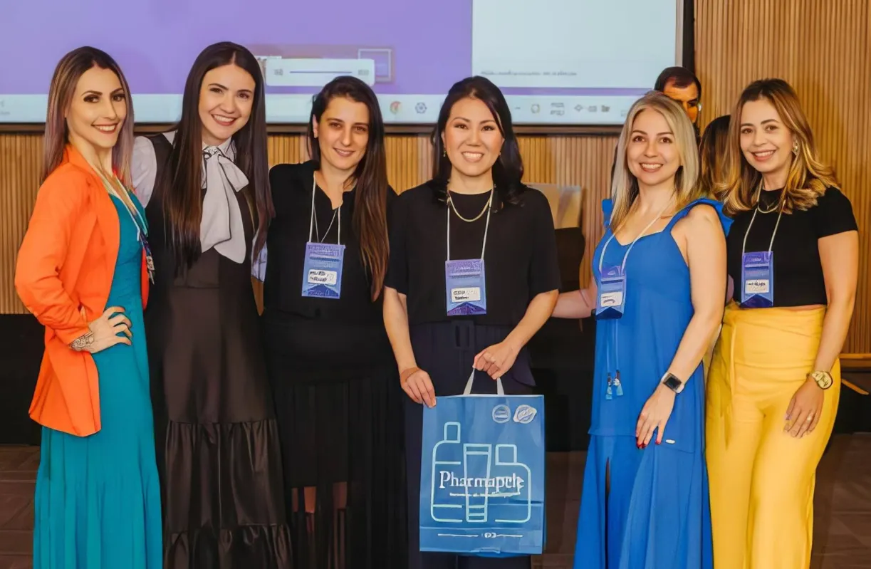 Graziela Neves (Nutricionista), Eline Alves (Farmacêutica Pharmapele), Daniele Schmidt (Nutricionista), Kátia Tookuni (Nutricionista), Érica Gimenez (Nutricionista) e Ana Paula Dia (Nutricionista).
