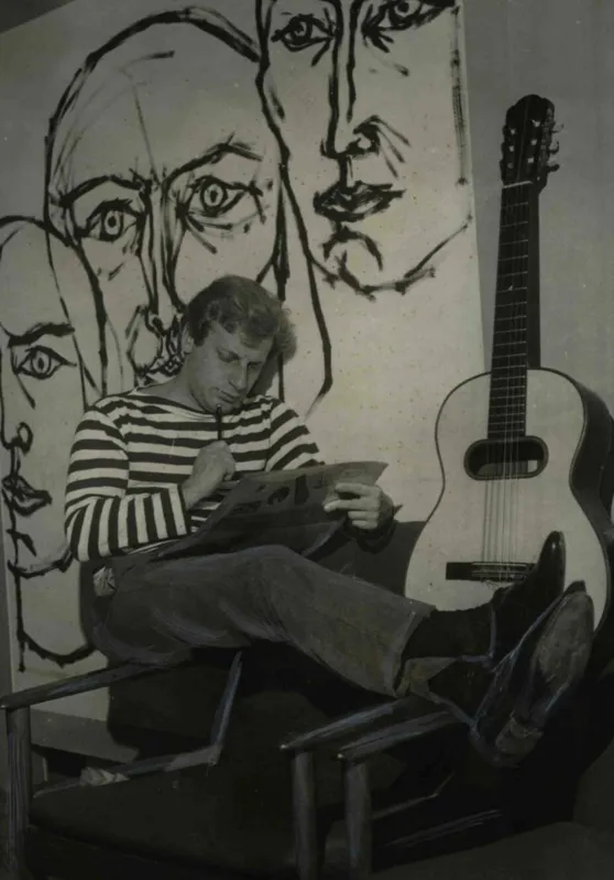 Juca Chaves, em foto de 1962, quando conquistou o Brasil com sua veia satírica