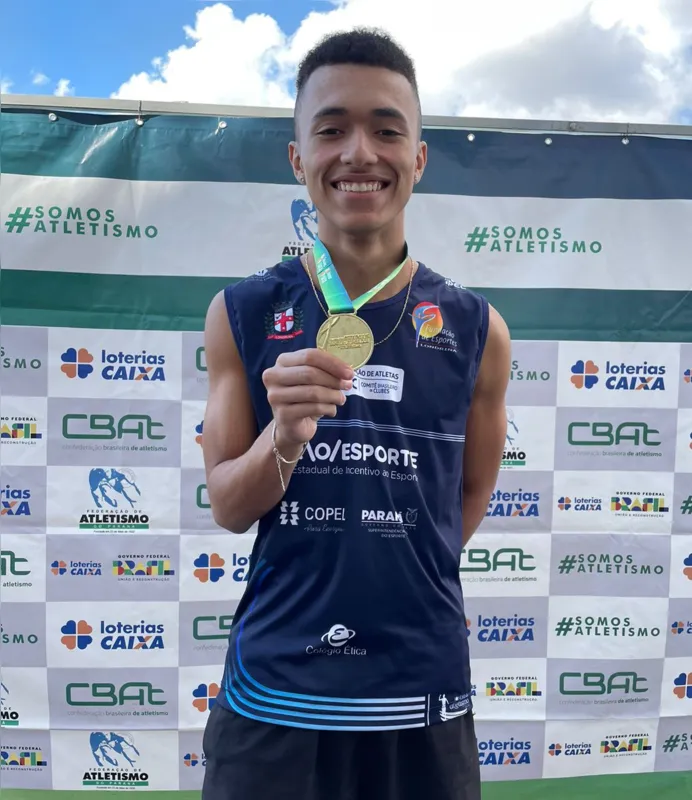 Matheus Gama: melhor atleta masculino da competição