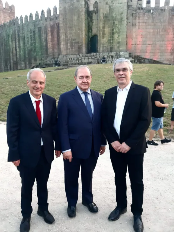 Domingos Bragança, António Costa Silva e João Luiz Esteves