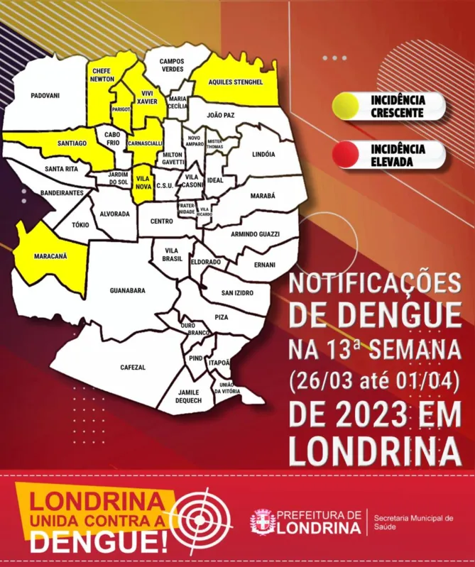 Imagem ilustrativa da imagem Londrina tem mais duas mortes confirmadas por dengue