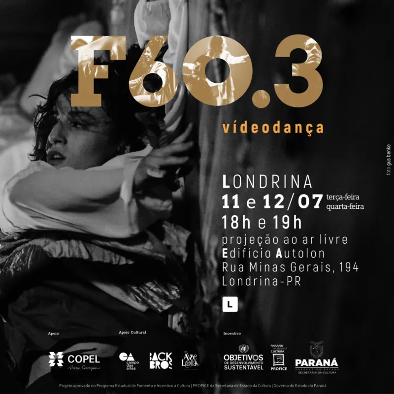 Imagem ilustrativa da imagem Londrina terá  nesta terça  (11)  projeção de videodança  em edifício